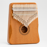 Natural Wood 17-Key Kalimba Thumb Piano Instrument