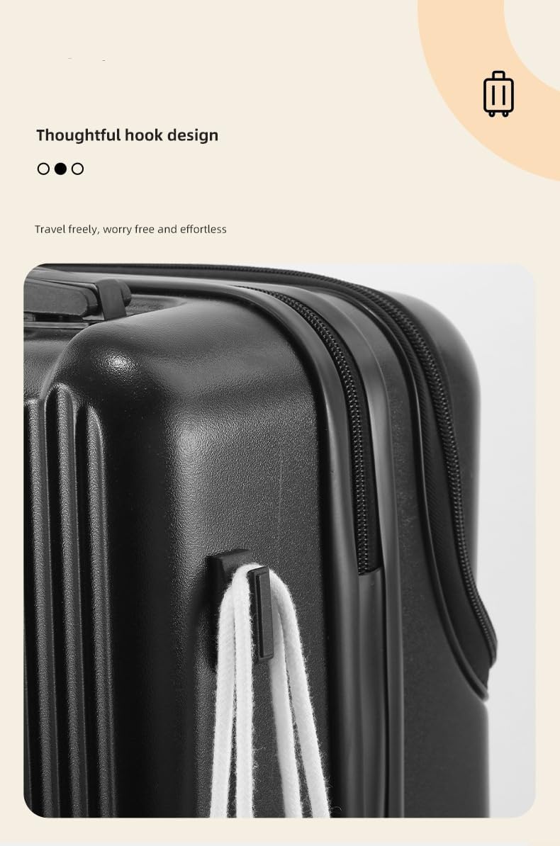 TravelMate | Hard Shell Carry-On Suitcase with USB Charging & Cup Holder | TSA Approved for Secure Travel
