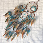Blue Crystal Wall Hanging Dreamcatcher for Home Decor