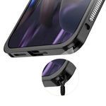 Metal Phone Bumper Case for Google Pixel with Cooling Vents & Camera Protector – Shock-Absorbing Aluminum Frame for Pixel 8, 9, 10, 11