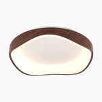 Round LED Ceiling Light 16.5 in Dimmable Remote Control Fixture Iron & Acrylic 3-Color Adjustable for Bedroom Living Room Study