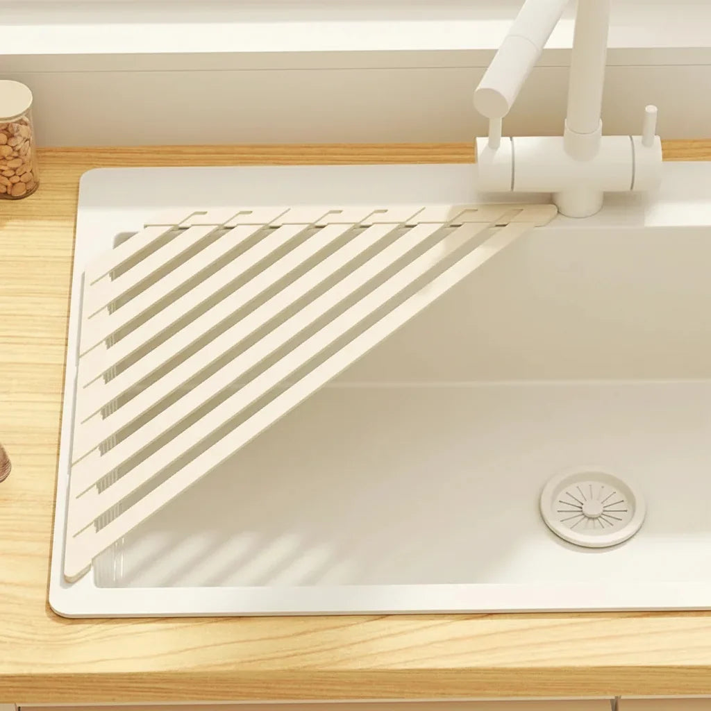 DRYFLOW – Foldable Over Sink Drain Rack