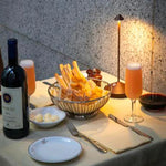 Outdoor LED Lamp, Rechargeable Cordless Lamp, Dimmable Touch Lamp for Indoor and Outdoor Use, Portable Lighting