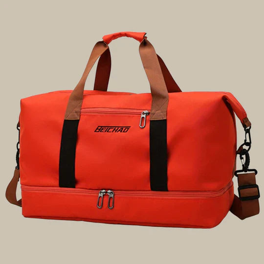 Dotisk Versatile Travel Duffel Bag with Multiple Pockets for Organized Storage | Durable Fabric for Gym and Weekend Getaways