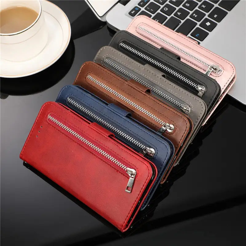Durable Zip Phone Case for Samsung Devices - Dotisk