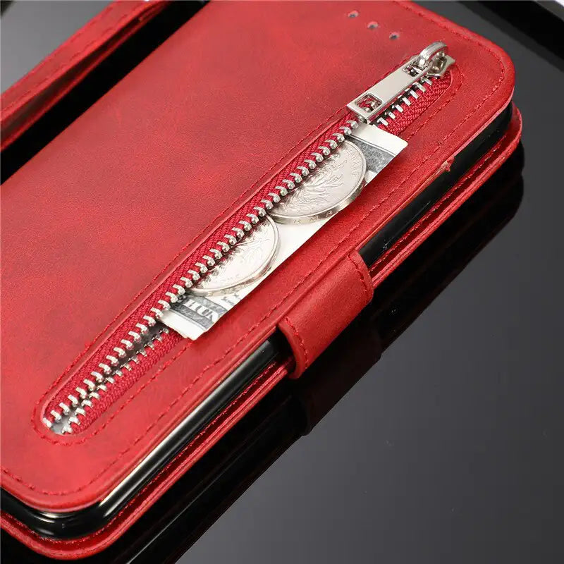 Durable Zip Phone Case for Samsung Devices