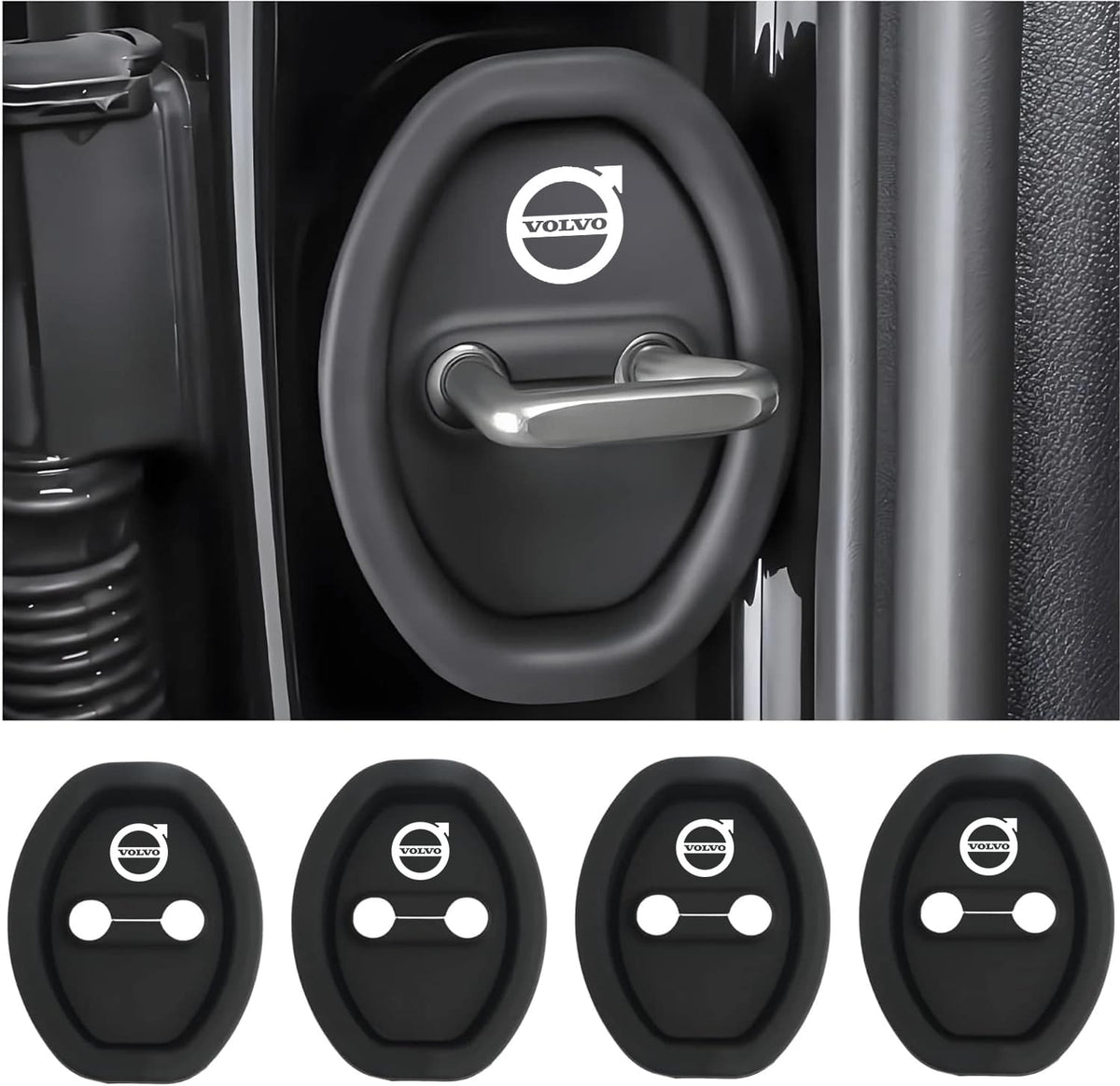 Durable Car Door Edge Guards Protector (4 Pack)