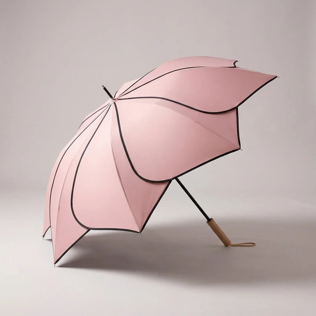 Ladies' umbrella with floral motif