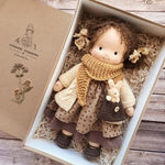 Artisan Wooden Educational Doll for Kids - Dotisk