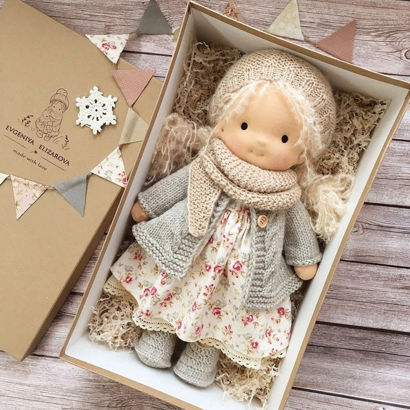 Artisan Wooden Educational Doll for Kids