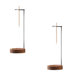 Sleek Wooden Burner Lamp