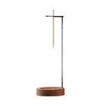 Sleek Wooden Burner Lamp