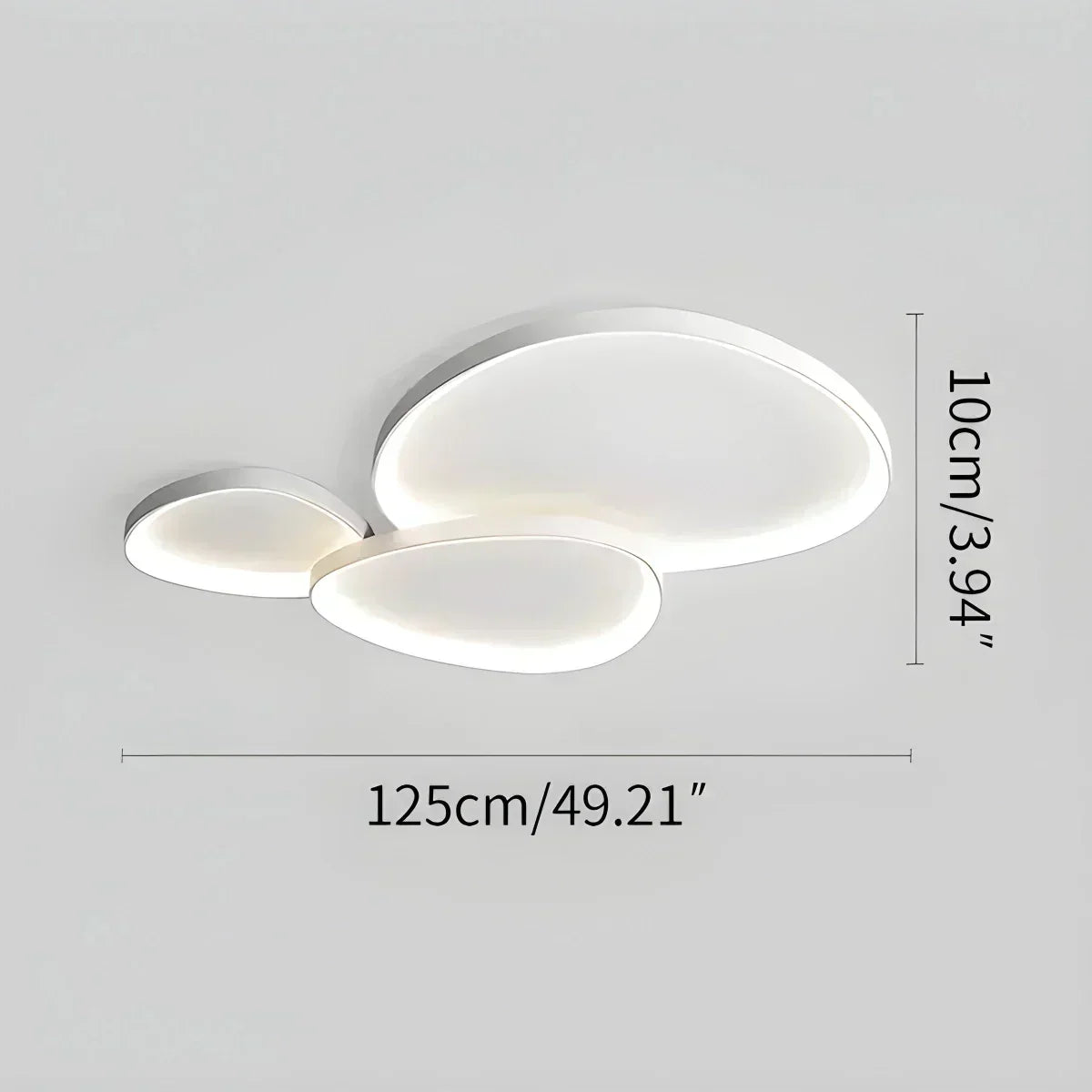 Flush Mount LED Ceiling Light Fixture with Remote Dimmer and Color Temperature Control for Bedroom, Hallway, Living Room – Energy-Efficient
