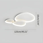 Flush Mount LED Ceiling Light Fixture with Remote Dimmer and Color Temperature Control for Bedroom, Hallway, Living Room – Energy-Efficient