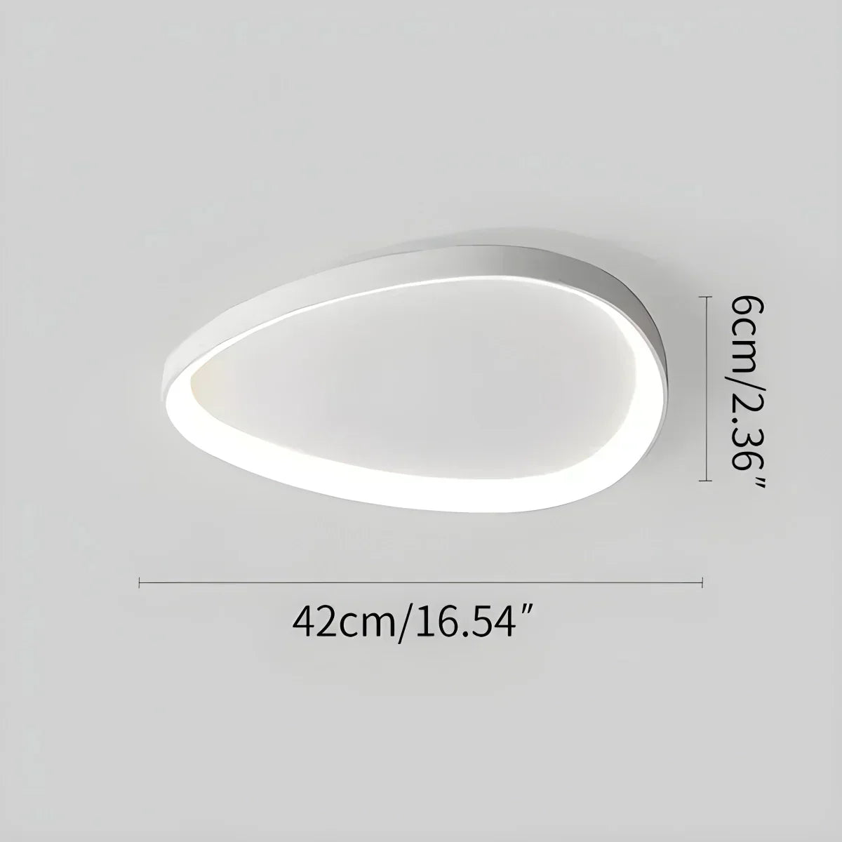 Flush Mount LED Ceiling Light Fixture with Remote Dimmer and Color Temperature Control for Bedroom, Hallway, Living Room – Energy-Efficient