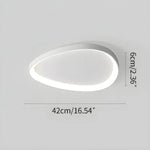 Flush Mount LED Ceiling Light Fixture with Remote Dimmer and Color Temperature Control for Bedroom, Hallway, Living Room – Energy-Efficient