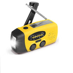 Portable Solar Emergency Radio with Hand Crank Charger