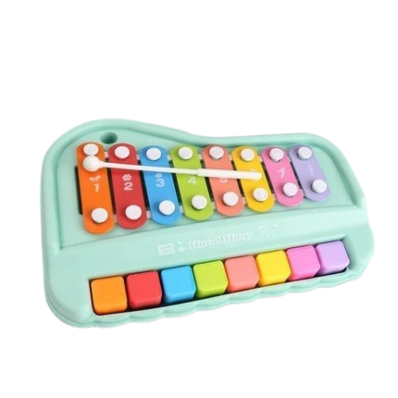 2-in-1 Xylophone Piano for Early Learning