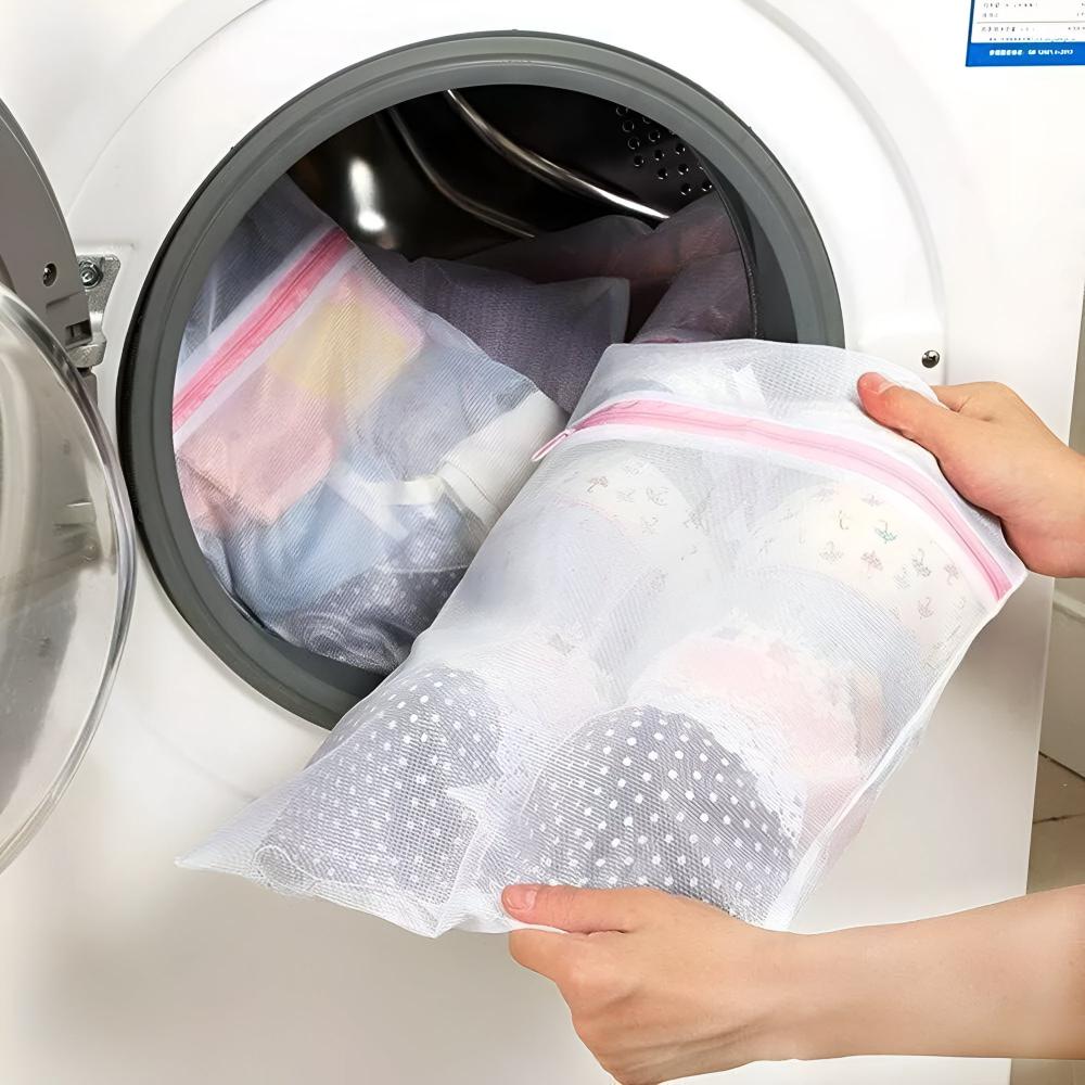 Zesty Laundry Bag Set - Durable Mesh for Delicates, 4 Sizes