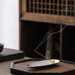 Zircon Incense Holder - Durable Copper, Adjustable Angle