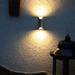 Outdoor Wall Lamp Curved Mounted LED