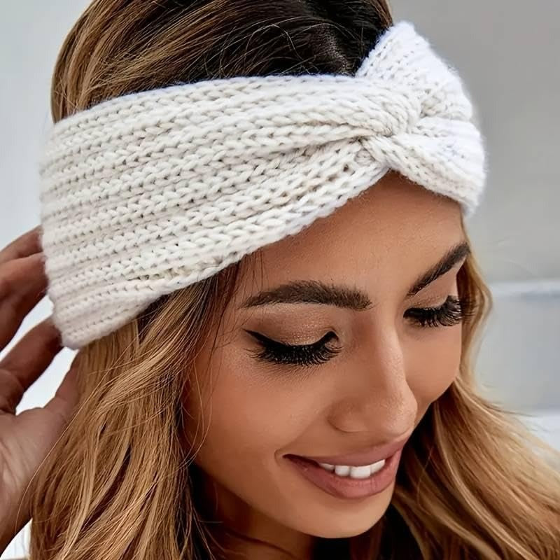 Warm Fleece Beanie Headband Set