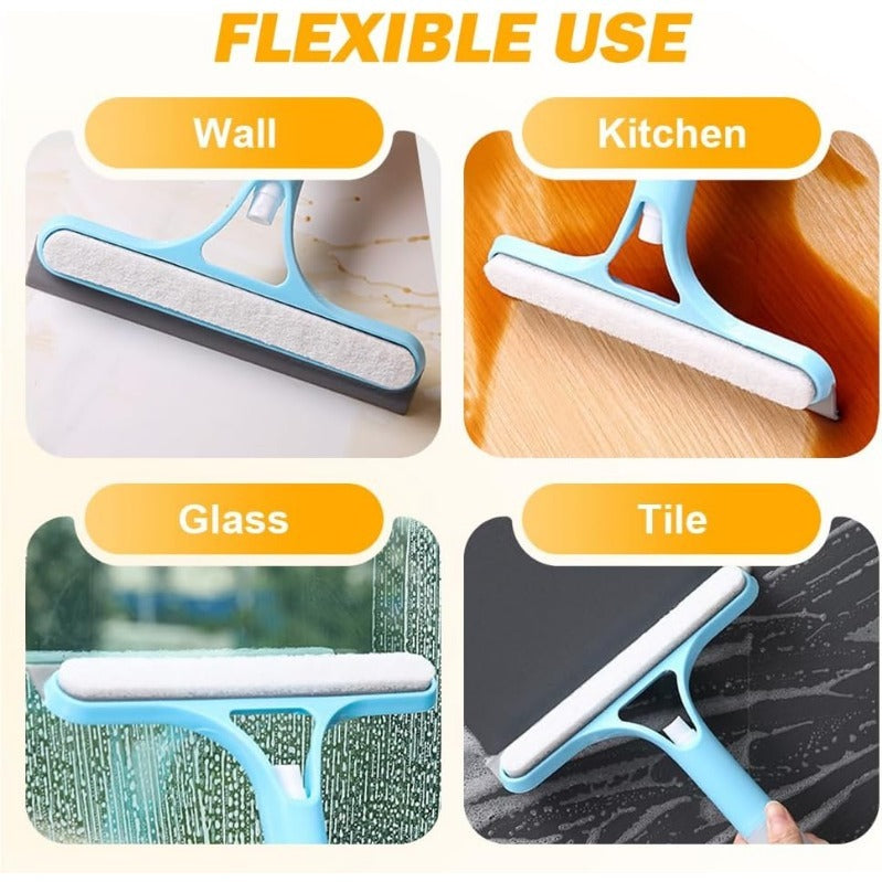 Effective 3-in-1 Glass Cleaning Spray Tool