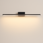 LED Bathroom Vanity Light Fixture – Slim Rectangular Wall Sconce for Mirror Lighting – Metal Bar Mount – Modern Design for Powder Room