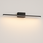 LED Bathroom Vanity Light Fixture – Slim Rectangular Wall Sconce for Mirror Lighting – Metal Bar Mount – Modern Design for Powder Room