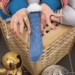 Thermal Socks Fleece-Lined Non-Slip Grip