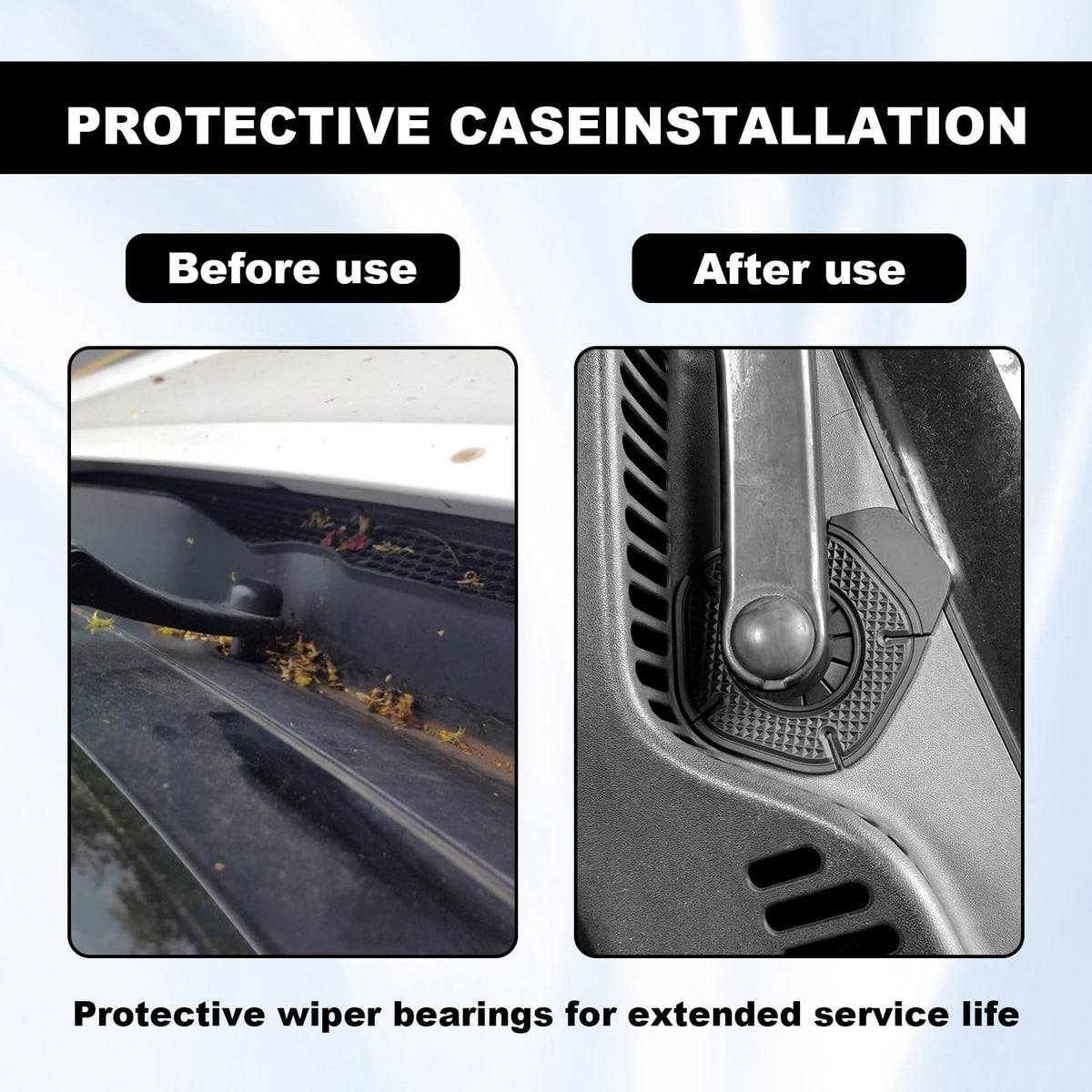 Flexible Car Wiper Pivot Protectors