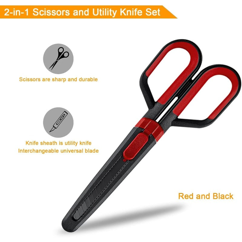 Compact Multi Tool Scissor Knife Set