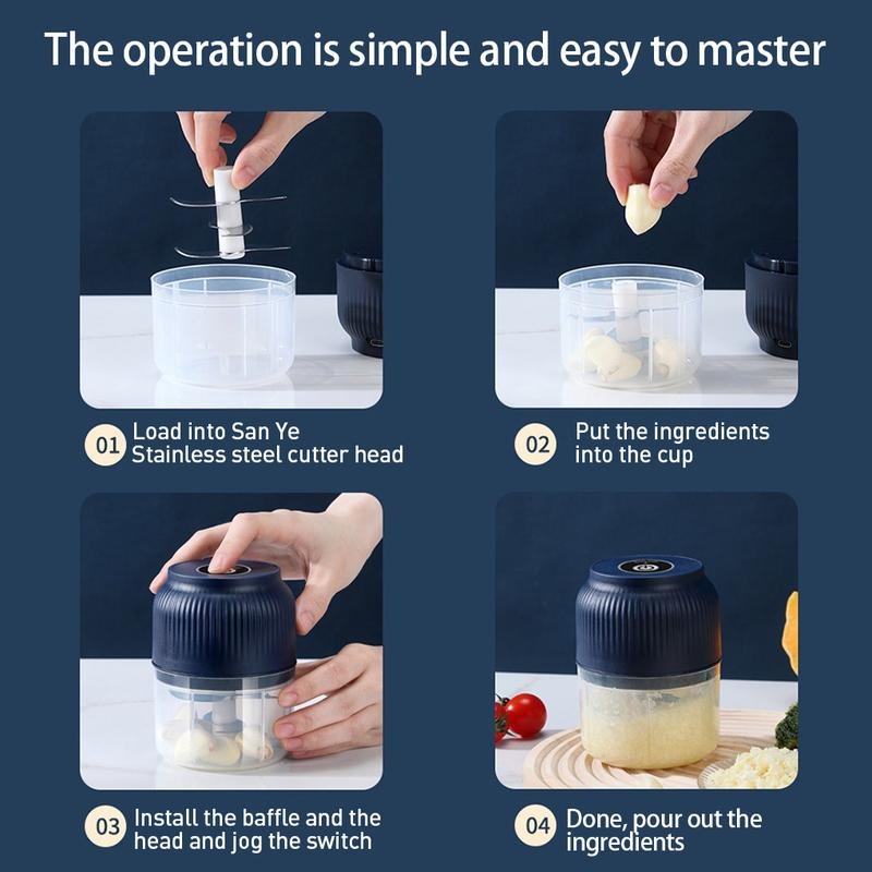 Compact Electric Food Processor
