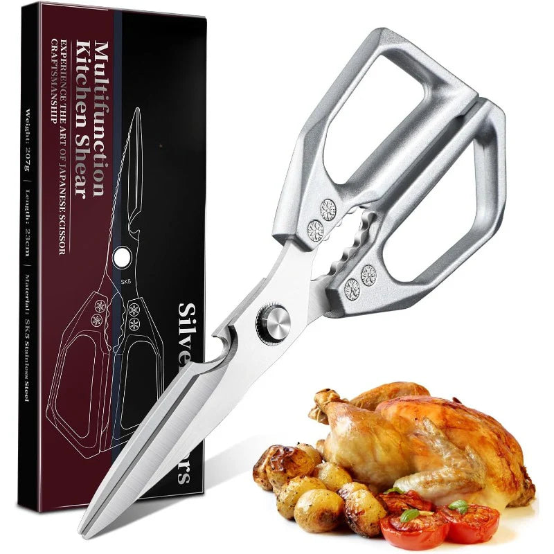 Premium 7-in-1 Stainless Steel Kitchen Scissors
