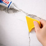 Squeeze-Tube Gap Filler for Drywall Cracks, Nail Holes & Outlet Gaps - Ready-Mixed Formula Dries Fast, Paintable Surface Repair Compound