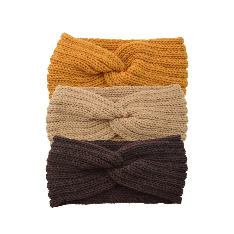 Warm Fleece Beanie Headband Set