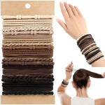 Natural Beaded Hair Tie Set - Dotisk