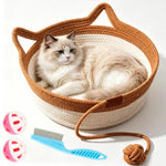 Natural Rope Cat Basket Bed