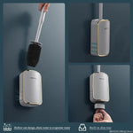 LUXCLEANSE – Wall Mounted Quick Dry Toilet Brush Set