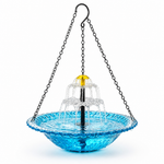Solar-Powered Two-Level Hanging Bird Bath