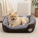 Dotisk Warm Plush & Washable Dog Bed