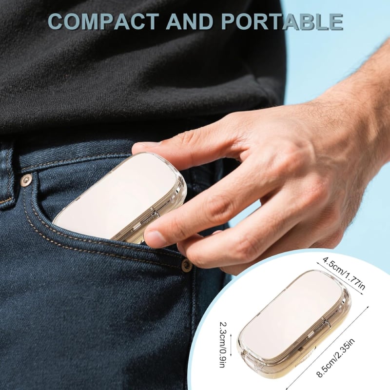 Compact Medication Cutter with Easy Adjust