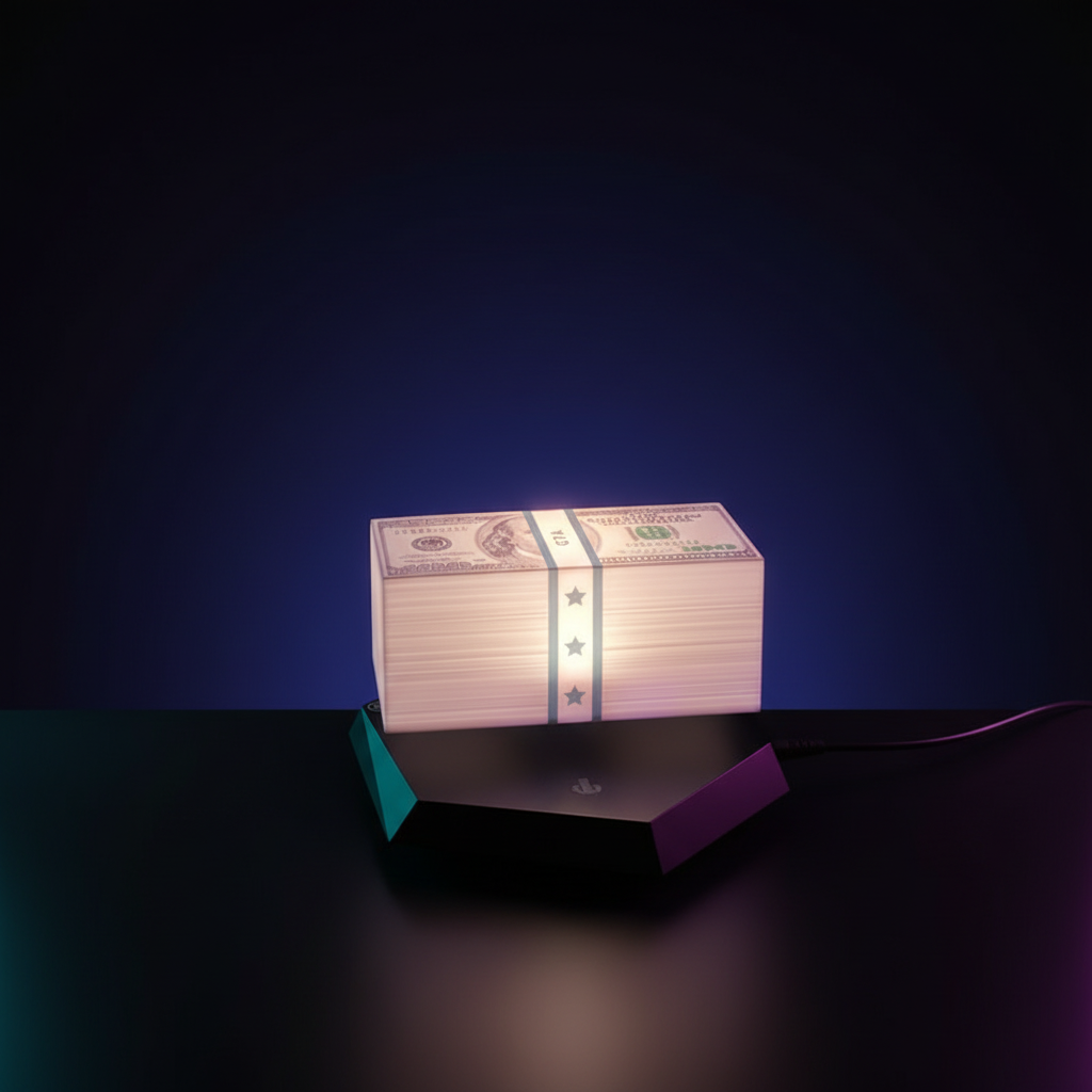 CashGlitch™ -Floating Money Lamp