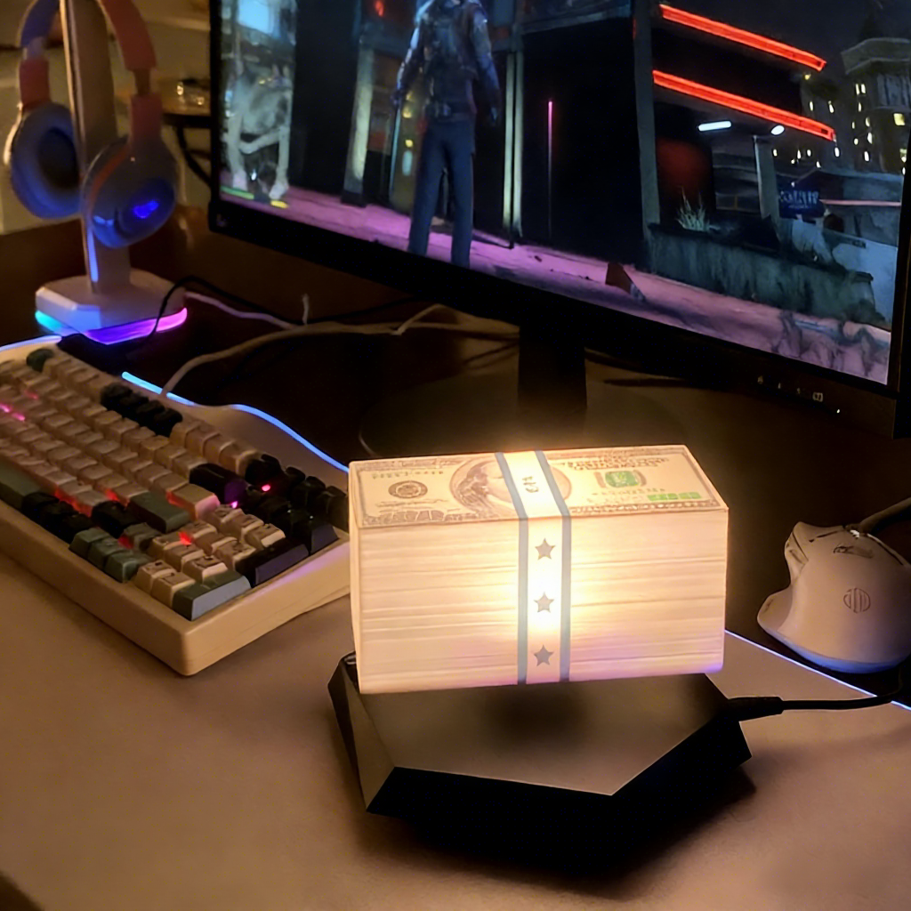 CashGlitch™ -Floating Money Lamp