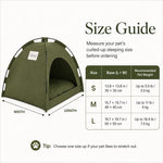 Dotisk Cozy Foldable Cat Tent Bed for Apartment Naps - Breathable Hideaway with Removable Cushion