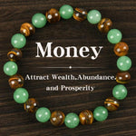 Luxury Protection Stone Bracelet Aventurine Tiger Eye - Dotisk