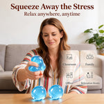Coconut Oil Squishy 4-Pack - Slow-Give Stress Balls in 4 Colours