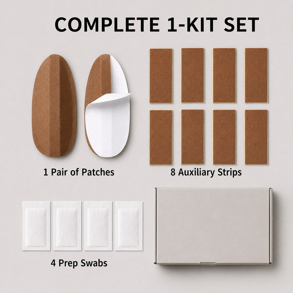 Dotisk At-Home Dog Ear Posting Support Patch Kit - Low-Profile Adhesive Support Without Separate Liquid Glue