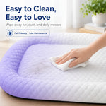 Dotisk Cool-Touch Gradient Pet Cooling Bed for Summer Naps - Breathable Bolster Rest Mat for Cats & Small Dogs