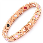Luxurious Gold Plated Magnet Clasp Bracelet